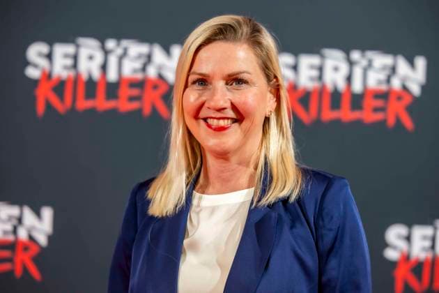 ABB SERIENKILLER- Alexsandra Bechtel Moderatorin zu Gast bei der Eroeffnung der True Crime Ausstellung Serien Killer am 07.05.2026 in Köln Ehrenfeld NRW Deutschland