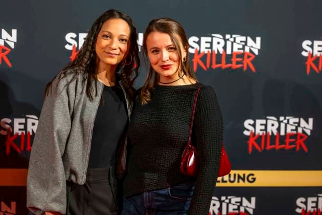 ABB SERIENKILLER- Shaolyn Fernandez Julia Wiedemann Schauspielerinen zu Gast bei der Eroeffnung der True Crime Ausstellung Serien Killer am 07.05.2026 in Köln Ehrenfeld NRW Deutschland