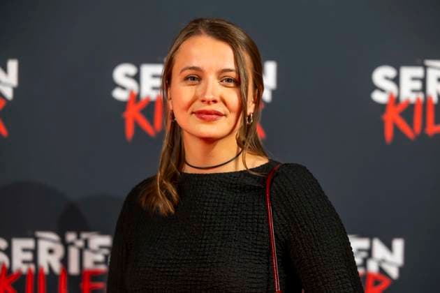 ABB SERIENKILLER- Amrei Haardt Schauspielerin zu Gast bei der Eroeffnung der True Crime Ausstellung Serien Killer am 07.05.2026 in Köln Ehrenfeld NRW Deutschland