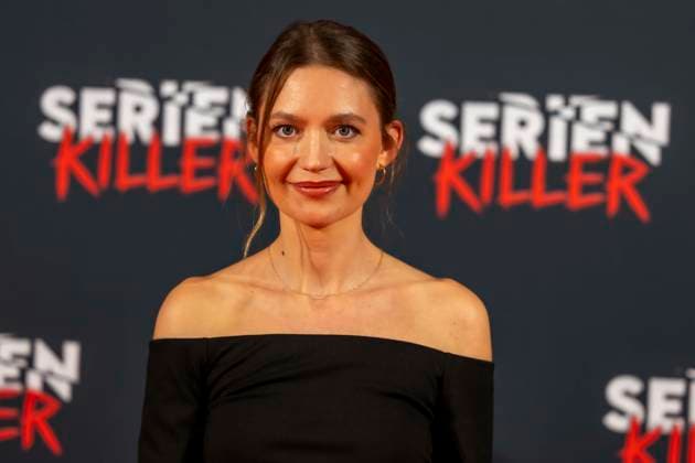 ABB SERIENKILLER- Amrei Haardt Schauspielerin zu Gast bei der Eroeffnung der True Crime Ausstellung Serien Killer am 07.05.2026 in Köln Ehrenfeld NRW Deutschland