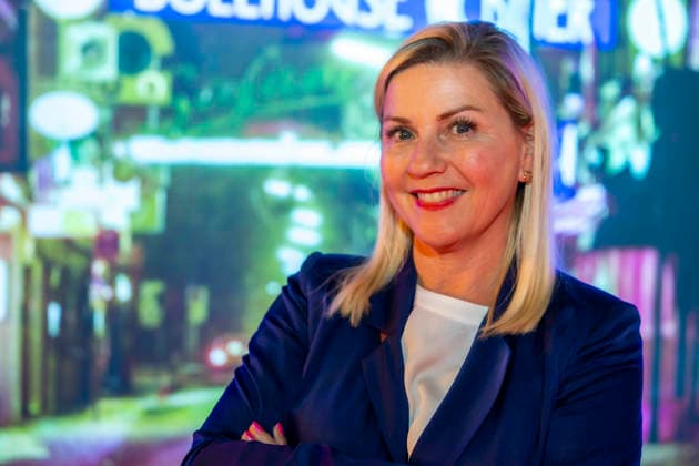 ABB SERIENKILLER- Alexsandra Bechtel Moderatorin zu Gast bei der Eroeffnung der True Crime Ausstellung Serien Killer am 07.05.2026 in Köln Ehrenfeld NRW Deutschland