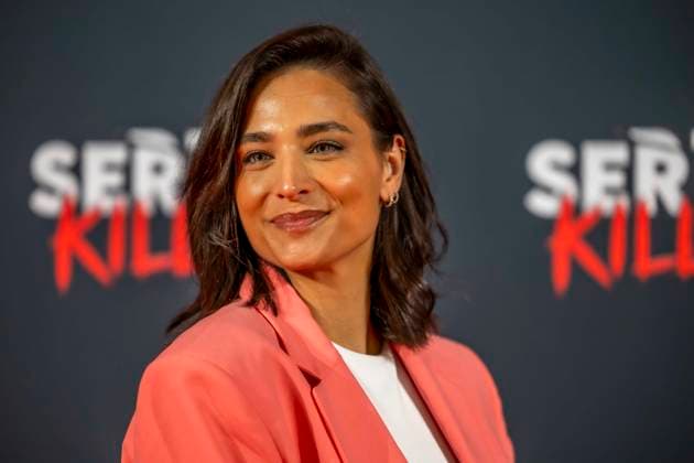 ABB SERIENKILLER- Amira Aly Moderatorin zu Gast bei der Eroeffnung der True Crime Ausstellung Serien Killer am 07.05.2026 in Köln Ehrenfeld NRW Deutschland