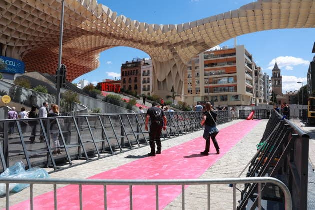 Seville prepares for the global premiere of Berlin and the Arminian Lady Final preparations for the celebration in Seville of the global premiere of Berlin and the Arminian Lady On May 8, 2026 in Seville Andalusia, Spain The global premiere of the second season of the spin off of La casa de papel , entitled Berlín y la dama del armino , which takes place this Friday and Saturday, will host several outstanding events Among them, the concert of Rosalía with the Real Orquesta Sinfónica de Sevilla this Saturday 08 MAY 2026 Rocí Sevilla Andalucia, Spain Sevilla Andalucia, Spain Spain Spain  Copyright: xRocioxRuzx 7508366