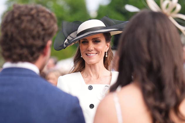 The Prince and Princess of Wales attend a Garden Party The Prince and Princess of Wales attend a Garden Party to celebrate frontline workers from across the United Kingdom, at Buckingham Palace, London, UK, on the 8th May 2026. Picture by Aaron Chown WPA-Pool London Buckingham Palace London United Kingdom  WHA-0817