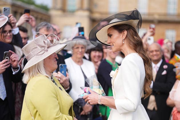 The Prince and Princess of Wales attend a Garden Party The Prince and Princess of Wales attend a Garden Party to celebrate frontline workers from across the United Kingdom, at Buckingham Palace, London, UK, on the 8th May 2026. Picture by Aaron Chown WPA-Pool London Buckingham Palace London United Kingdom  WHA-0817