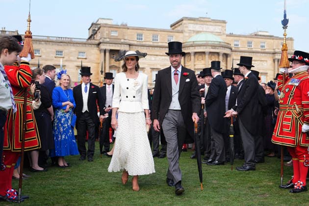 The Prince and Princess of Wales attend a Garden Party The Prince and Princess of Wales attend a Garden Party to celebrate frontline workers from across the United Kingdom, at Buckingham Palace, London, UK, on the 8th May 2026. Picture by Aaron Chown WPA-Pool London Buckingham Palace London United Kingdom  WHA-0817