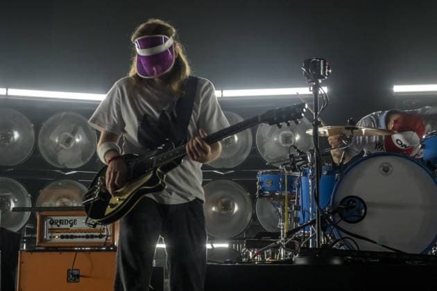 Die Band Sportfreunde Stiller mit Peter Brugger, Florian Weber und Rüdiger Linhof während ihres Konzerts im Haus Auensee in Leipzig am 8. Mai 2026. Die Aufnahmen entstanden im Rahmen der aktuellen 30 wunderbaren Jahren-Tournee 2026 der Münchner Indie-Rock-Band. Sportfreunde Stiller 2026