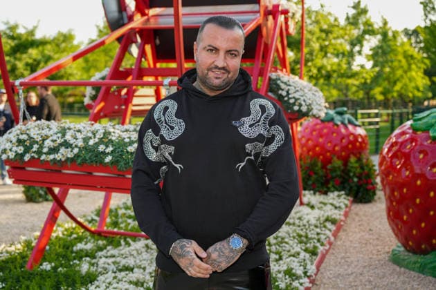 VIP-Abend im Gertrudenhof Erdbeerpark. Cosimo Citiolo beim VIP-Abend im Gertrudenhof Erdbeerpark am 08.05.2026 in Huerth. Hürth Gertrudenhof Erdbeerpark Nordrhein-Westfalen