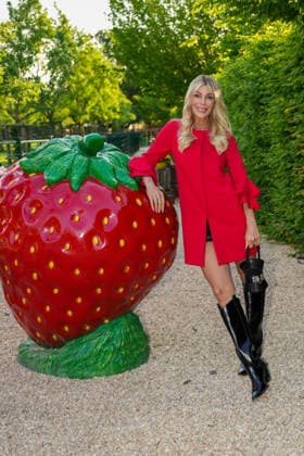 VIP-Abend im Gertrudenhof Erdbeerpark. Annika Gassner beim VIP-Abend im Gertrudenhof Erdbeerpark am 08.05.2026 in Huerth. Hürth Gertrudenhof Erdbeerpark Nordrhein-Westfalen