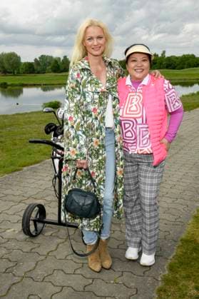 ABB PROMIGOLF - Franziska Knuppe und Prof.Yu Zhang Gastgeberin beim ersten Charity Promi-AM Golfrunier zu gunstemn von Kinderwohl Berlin und Geka e.V. auf dem Golf und Country Club am Motzener See in Mittenwalde Brandenburg am 09.05.2026 Brandenburg Deutschland