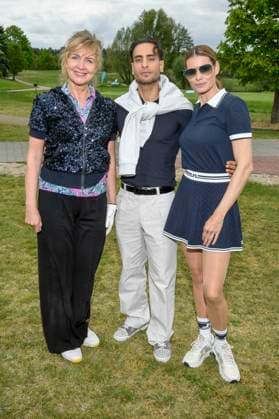 ABB PROMIGOLF - Nana Kuckuck Tumur Uelker Schauspieler mit Rebecca Kunikowski zu Gast beim ersten Charity Promi-AM Golfturnier zu gunstemn von Kinderwohl Berlin und Geka e.V. auf dem Golf und Country Club am Motzener See in Mittenwalde Brandenburg am 09.05.2026 Brandenburg Deutschland