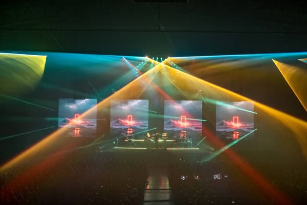 Christopher von Deylen alias Schiller während des Auftaktkonzerts der EUPHORIA In Surround Sound Die Arena Tour 2026 am 9. Mai 2026 in der QUARTERBACK Immobilien ARENA in Leipzig. Die aktuelle Tournee präsentiert das neue Album Euphoria mit immersiver Licht- und Surround-Show. Schiller 2026