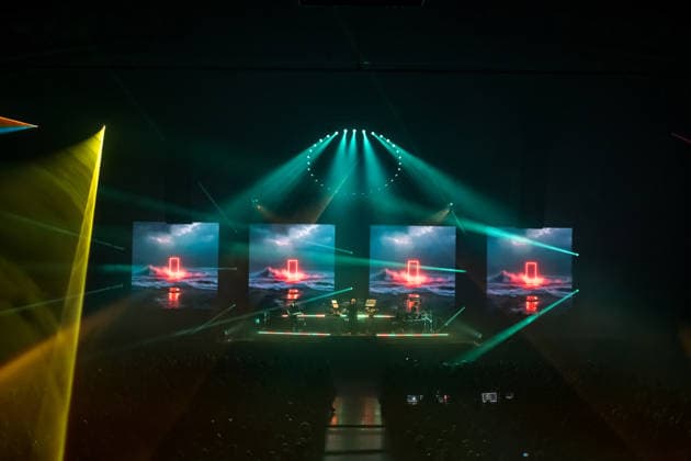 Christopher von Deylen alias Schiller während des Auftaktkonzerts der EUPHORIA In Surround Sound Die Arena Tour 2026 am 9. Mai 2026 in der QUARTERBACK Immobilien ARENA in Leipzig. Die aktuelle Tournee präsentiert das neue Album Euphoria mit immersiver Licht- und Surround-Show. Schiller 2026