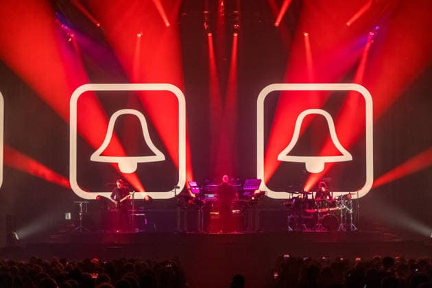 Christopher von Deylen alias Schiller während des Auftaktkonzerts der EUPHORIA In Surround Sound Die Arena Tour 2026 am 9. Mai 2026 in der QUARTERBACK Immobilien ARENA in Leipzig. Die aktuelle Tournee präsentiert das neue Album Euphoria mit immersiver Licht- und Surround-Show. Schiller 2026
