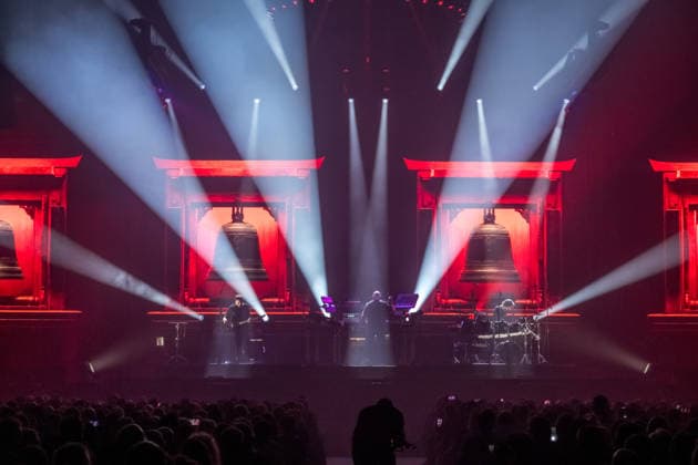 Christopher von Deylen alias Schiller während des Auftaktkonzerts der EUPHORIA In Surround Sound Die Arena Tour 2026 am 9. Mai 2026 in der QUARTERBACK Immobilien ARENA in Leipzig. Die aktuelle Tournee präsentiert das neue Album Euphoria mit immersiver Licht- und Surround-Show. Schiller 2026