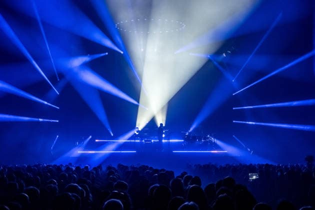 Christopher von Deylen alias Schiller während des Auftaktkonzerts der EUPHORIA In Surround Sound Die Arena Tour 2026 am 9. Mai 2026 in der QUARTERBACK Immobilien ARENA in Leipzig. Die aktuelle Tournee präsentiert das neue Album Euphoria mit immersiver Licht- und Surround-Show. Schiller 2026