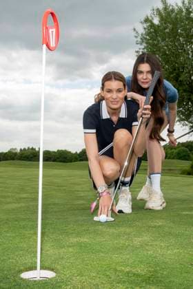 ABB PROMIGOLF - Rebecca Kunikowski und Klaudia Giez zu Gast beim ersten Charity Promi-AM Golfturnier zu gunstemn von Kinderwohl Berlin und Geka e.V. auf dem Golf und Country Club am Motzener See in Mittenwalde Brandenburg am 09.05.2026 Brandenburg Deutschland