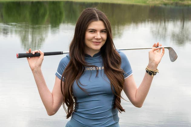 ABB PROMIGOLF - Klaudia Giez zu Gast beim ersten Charity Promi-AM Golfturnier zu gunstemn von Kinderwohl Berlin und Geka e.V. auf dem Golf und Country Club am Motzener See in Mittenwalde Brandenburg am 09.05.2026 Brandenburg Deutschland