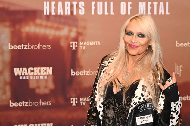 Doro Pesch bei der Premiere des Magenta TV-Dokumentarfilms Wacken - Hearts Full of Metal auf dem DOK.fest München 2026 im Deutschen Theater. München, 09.05.2026