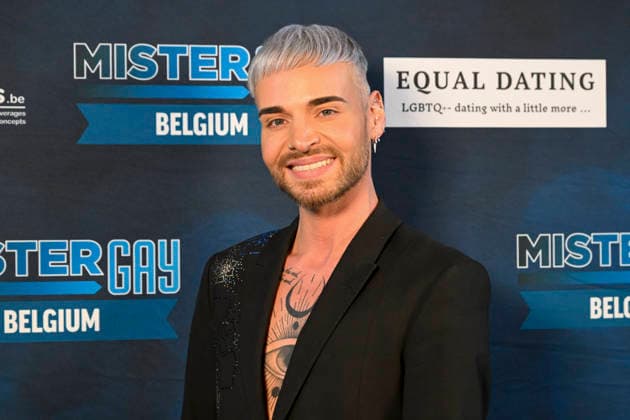 Mister Gay Belgium - Kick Off Antwerpen, 10 05 2026 : Presentation of the 12 finalists of Mister Gay Belgium . Pix : Maarten Truijen . Credit : Peter De Smest CC . Antwerpen Belgium  Copyright: xContentxCurationx PeterxDexSmedtx xCCx