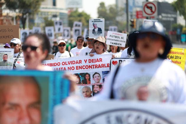 March of National Dignity in Mexico City MEXICO CITY, MEXICO - MAY 10: Relatives of missing persons holding banners and pictures take part in the March of National Dignity, on Reforma avenue, in Mexico City, Mexico, on May 10, 2026. Framed by the World Cup year, mothers of missing persons held a march on Mother s Day to raise awareness about the crisis of disappearances in Mexico and to demand justice under the slogan the mothers will reach the final while the number of missing persons in the country exceeds 130,000. Daniel Cardenas Anadolu Mexico City Mexico. Editorial use only. Please get in touch for any other usage.  Copyright: x2026xAnadoluxDanielxCardenasx