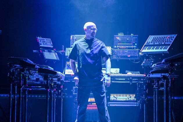 Schiller - Euphoria - The Laser Experience am 10.05.2026 in der Rudolf Weber-Arena in Oberhausen Schiller ( Christopher von Deylen ) steht am 10.05.2026 in der Rudolf Weber-Arena in Oberhausen auf der Bühne.