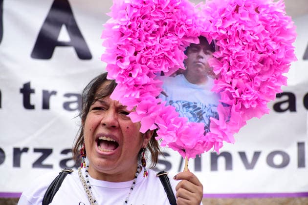 Mothers Demand Justice For Their Missing Relatives On a Mother s Day Demonstration A woman holds a portrait of her missing relative during a Mother s Day demonstration, demanding justice for their missing relatives. on May 10, 2026 in Mexico City, Mexico. (Photo by Luis Barron Eyepix Group) Copyright: xLuisxBarronx xEyepixxGroupx LB_10052026_183615
