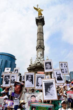 Mothers Demand Justice For Their Missing Relatives On a Mother s Day Demonstration Hundreds of people take part during a Mother s Day demonstration, demanding justice for their missing relatives. on May 10, 2026 in Mexico City, Mexico. (Photo by Luis Barron Eyepix Group) Copyright: xLuisxBarronx xEyepixxGroupx LB_10052026_183604