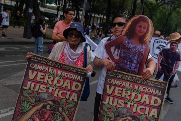 XIV National Dignity March on Mother s Day Searching mothers and families of the disappeared people joined the XIV National Dignity March on Mother s Day. on May 10, 2026 in Mexico City, Mexico. (Photo by Marco Gonzalez Eyepix Group) Copyright: xMarcoxGonzalezx xEyepixxGroupx MTG_10052026_183638