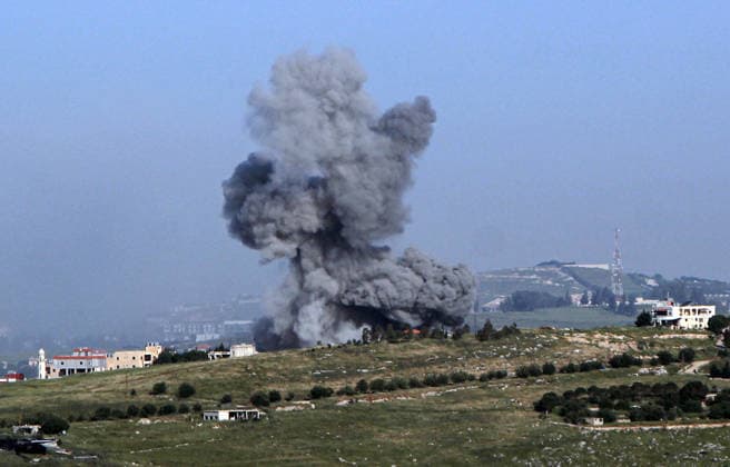 Smoke rises after Israeli strike in Lebanon NABATIEH, LEBANON - MAY 11: Smoke rises from the area following an Israeli strike on the towns of Yahmar al-Shakif and Arnun in Nabatieh province in southern Lebanon on May 11, 2026. Israeli forces continued air and artillery strikes on towns in southern Lebanon despite the ceasefire. Ramiz Dallah Anadolu Nabatieh Lebanon. Editorial use only. Please get in touch for any other usage.  Copyright: x2026xAnadoluxRamizxDallahx