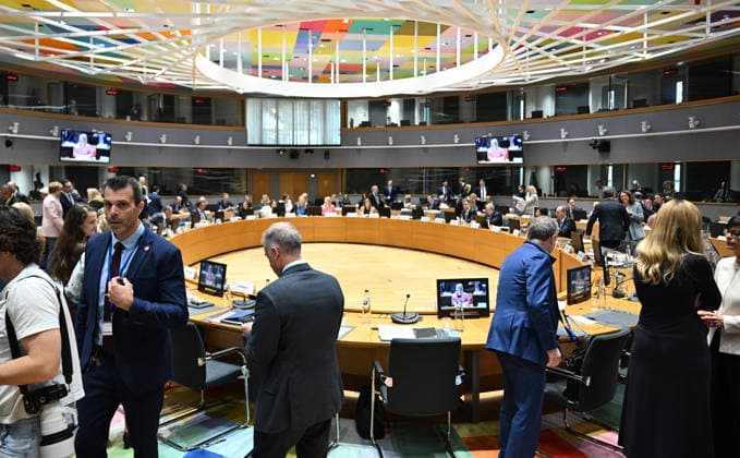 Foreign Affairs Council in Brussels BRUSSELS, BELGIUM - MAY 11: The Foreign Affairs Council, which will focus on Western Balkans, Ukraine and Syria, is held in Brussels, Belgium on May 11, 2026. Dursun Aydemir Anadolu Brussels Belgium. Editorial use only. Please get in touch for any other usage.  Copyright: x2026xAnadoluxDursunxAydemirx