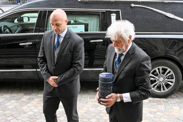 Funeral - Hans Otten Mechelen , 11 05 2026 : Funeral of Hans Otten. Pix : Credit : Peter De Smedt CC . Mechelen Belgium  Copyright: xContentxCurationx PeterxDexSmedtx xCCx