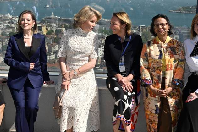 Queen Mathilde Attends 2026 Turkey Economic Mission ISTANBUL, TURKEY - MAY 11: Queen Mathilde of Belgium pictured attending The business world and entrepreneurship as drivers of women s empowerment during the Belgian Economic Mission to the Republic of Turkey on May 11, 2026 in Istanbul, Turkey, 11 05 2026 Istanbul Turkey  Copyright: xPhilipxReynaersx