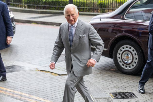May 11, 2026, London, England, United Kingdom: King CHARLES III arrives at GuyÃ¢â‚¬â ¢s NHS Cancer Centre ahead of a visit. London United Kingdom - ZUMAs262 20260511_zip_s262_002 Copyright: xTayfunxSalcix