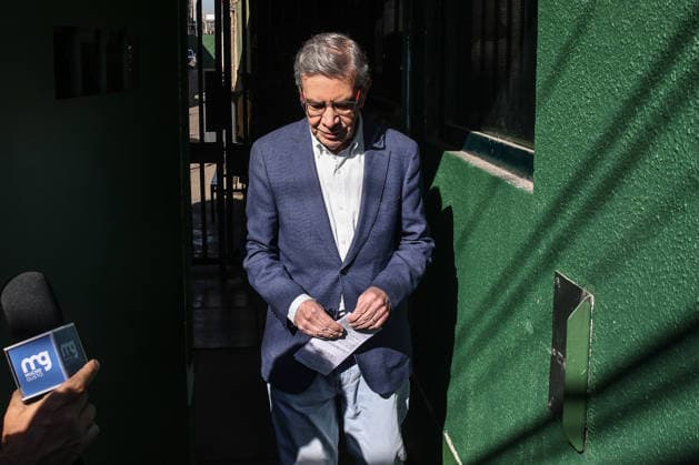 Santiago, May 11, 2026 Joaquin Lavin Infante leaves the Capitan Yaber annex after signing up to visit his son, Diego Martin, who is being held in custody Aton Chile, Aton 1154461 jpeg  Copyright: DIEGOxMARTIN ATONxCHILE