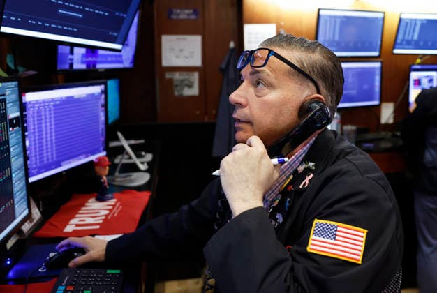 Traders work on the floor of the New York Stock Exchange at the NYSE on Wall Street on Monday, May 11, 2026 in New York City. Oil prices rose after President Donald Trump rejected Iran s latest proposal to end the war.  NYP20260511101 JOHNxANGELILLO