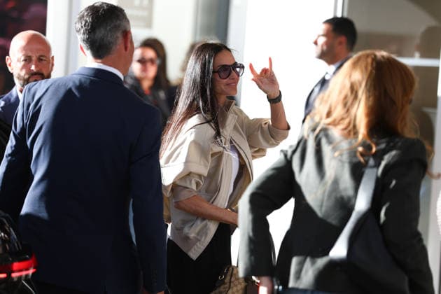 May 11, 2026, Cannes, Cote D azur, France: DEMI MOORE arrives for the official Jury Dinner of the 79th Annual Cannes Film Festival in Cannes, France Cannes France  - ZUMAc179 20260511_zep_c179_004 Copyright: xMickaelxChavetx