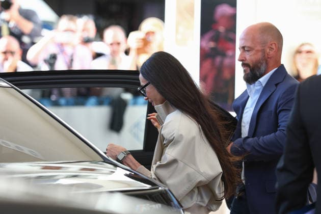 May 11, 2026, Cannes, Cote D azur, France: DEMI MOORE arrives for the official Jury Dinner of the 79th Annual Cannes Film Festival in Cannes, France Cannes France  - ZUMAc179 20260511_zep_c179_018 Copyright: xMickaelxChavetx