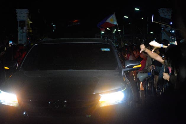 May 11, 2026, Bacoor, Cavite, Philippines: Philippine War on Drugs enforcer and Senator Ronald Bato De la Rosa hides in Senate building to evade ICC arrest warrant issued on May 11, 2026, in Manila.....ICC confirmed the warrant that day, prompting De la Rosa to flee into the Senate building in Manila, triggering a lockdown under Senate protection. Bacoor Philippines  - ZUMAm340 20260511_zip_m340_005 Copyright: xZedrichxXylakxMadridx