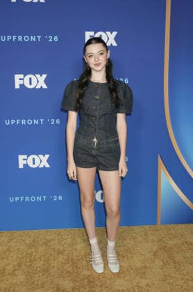 2026 FOX Upfront held at 151 West 55th Street Featuring: Violet McGraw Where: New York, New York, United States When: 11 May 2026 Credit: Jennifer Graylock INSTARimages EDITORIAL USE ONLY. NOT FOR USE BY NEWSPAPERS BASED IN THE UK. Copyright: xx instar55681587
