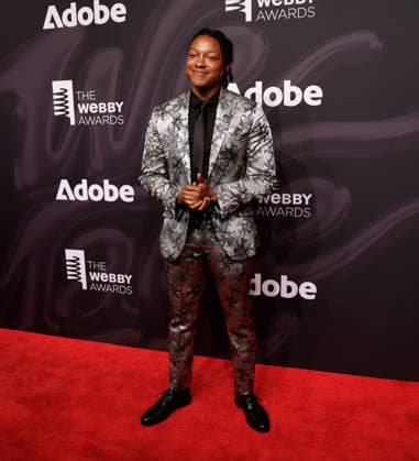 Josh Johnson arrives on the red carpet at the 30th Annual Webby Awards at Cipriani Wall Street on Monday, May 11, 2026 in New York City.  NYP20260511221 JOHNxANGELILLO