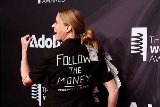 Hilary Braseth arrives on the red carpet at the 30th Annual Webby Awards at Cipriani Wall Street on Monday, May 11, 2026 in New York City.  NYP20260511230 JOHNxANGELILLO
