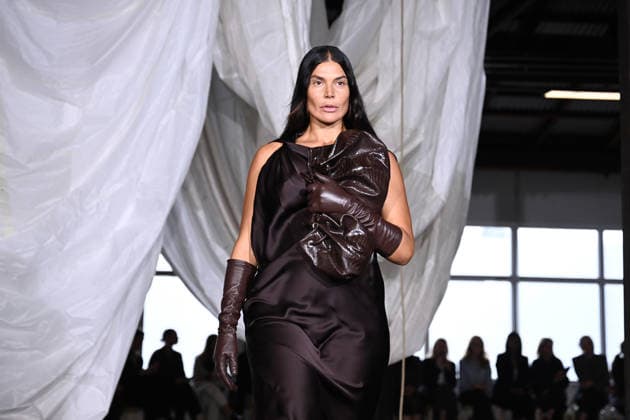 AUSTRALIAN FASHION WEEK, A model walks the runway wearing creations by Australian designer Bianca Spender, during Australian Fashion Week in Sydney, Tuesday, May 12, 2026. ( NO ARCHIVING SYDNEY NEW SOUTH WALES AUSTRALIA  Copyright: xDANxHIMBRECHTSx 20260512175845044294