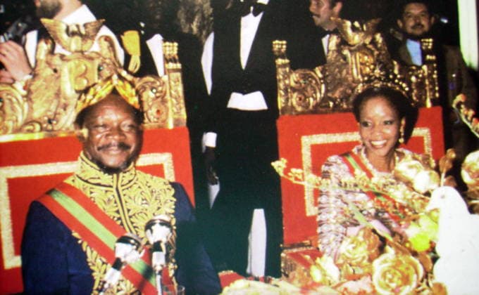 RECORD DATE NOT STATED Jean-Bédel Bokassa (1921 ? 1996), Bokassa I of Central Africa Jean-Bédel Bokassa (1921 ? 1996), Bokassa I of Central Africa. military officer and the head of state of the Central African Republic and its successor state, the Central African Empire, from his coup d état on 1 January 1966 until overthrown in a subsequent coup (supported by France) on 20 September 1979. Editorial use only. All other uses to be cleared with the copyright owner (World History Archive), in advance., WHA_068_0784.jpg, Jean-Bédel Bokassa; Bokassa I; Central Africa; military officer; head of state; Central African Republic; Central African Empire; coup d état; France; overthrow; dictator; African leader; African history; African politics; Afri Copyright: xWorldxHistoryxArchivex