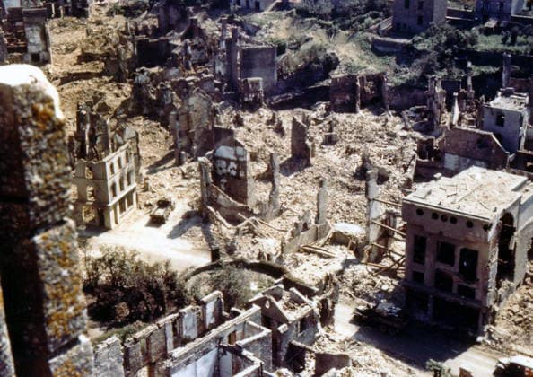 RECORD DATE NOT STATED World War II ruins of Berlin 1945 World War II ruins of Berlin 1945 Editorial use only. All other uses to be cleared with the copyright owner (World History Archive), in advance., WHA_069_0570.jpg, World War II; ruins; Berlin; 1945; destruction; war; historical; Germany; bombed; city; devastation; rubble; architecture; buildings; destruction; aftermath; conflict; European history; urban; destruction; damage; destruction; war-torn; destruction; destruction; destruction; destruction; destruction; destruction; destruction; destruction. Copyright: xWorldxHistoryxArchivex