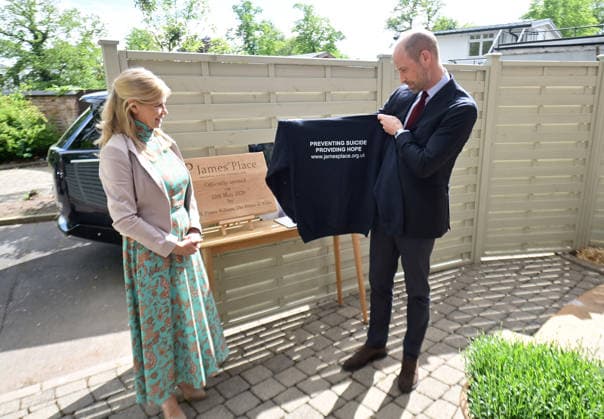 The Prince Of Wales Officially Opens James Place Birmingham BIRMINGHAM, ENGLAND - MAY 11: Prince William, Prince of Wales during the official opening of James Place Birmingham on May 11, 2026 in Birmingham, England. With established centres in Liverpool, London and Newcastle, the charity aims to provide free, rapid-access therapy and life-saving support for men in suicidal crisis., Credit:Eamonn M. McCormack PA ROTA - B68 Avalon United Kingdom, England, Birmingham Copyright: xEamonnxM.xMcCormackx xPAxROTAx-xB68x xAvalonx 1098185545