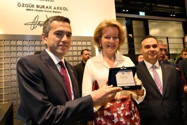 Queen Mathilde Attends 2026 Turkey Economic Mission ISTANBUL, TURKEY - MAY 12: Queen Mathilde of Belgium pictured attending the meeting From Industry 4.0 to 5.0: A Belgian-Turkish Dialogue on the Future of Manufacturing amid Global Geopolitical Shifts during the Belgian Economic Mission to the Republic of Turkey on May 12, 2026 in Istanbul, Turkey, 12 05 2026 Istanbul Turkey  Copyright: xPhilipxReynaersx