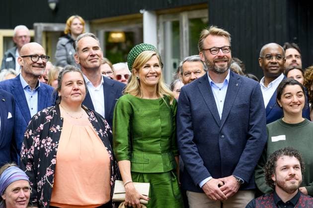 Almere, The Netherlands, 2026-05-12 12:27:08 ALMERE, 12-05-2026, Stichting AAP Queen Maxima opens the new Mammal Building of Stichting AAP in Almere. In this building, various species of exotic mammals are housed in a living environment that better meets their natural needs, with more spacious, professional care and an adapted climate. PHOTO: NLBeeld Patrick van Emst Credit: NL Beeld Patrick van Emst  Copyright: xx x