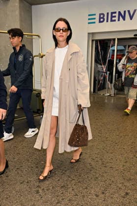 Cannes Riley Keough At Nice Airport JR Riley Keough is seen at Nice airport ahead 79th Cannes Film Festival in Nice, France on May 12, 2026. Photo by Julien Reynaud APS-Medias ABACAPRESS.COM Nice France  Copyright: xReynaudxJulien APS-Medias ABACAx