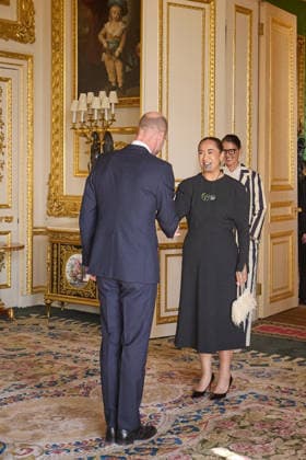 Prince of Wales meets MÄori Queen An audience between The Prince of Wales and MÄori Queen Te Arikinui Kuini Nga wai hono i te po at Windsor Castle, Credit:Kensington Palace B66 Avalon  Copyright: xKensingtonxPalacex xB66x xAvalonx 1098292958
